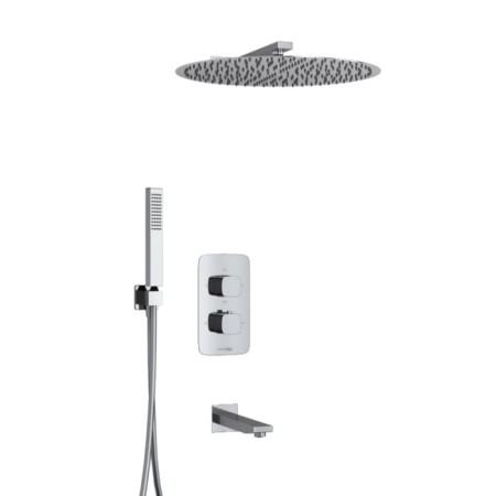 The shower system wasserkraft a178644 Thermo, built -in, thermostat, shower set, chrome