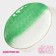 Porcelain shade "Cosmos", 31.5 × 22 cm, green color
