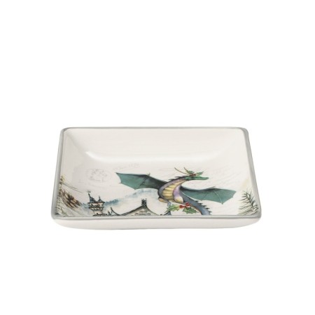 Serving share "Dracosha", 15 × 3 cm, white color-2