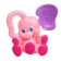 Rattle - Elephant squeak, with elastic elements, color mix, crumb I