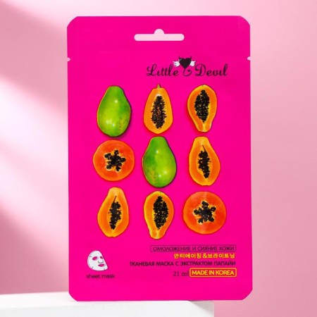 Little Devil anti -aging mask with papaya extract, 21 g