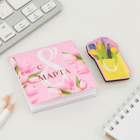 Gift set: notebook and icon "Bright Spring"-2