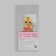 Thermalrotransfer with sparkles "Doll", 6.4 × 12 cm