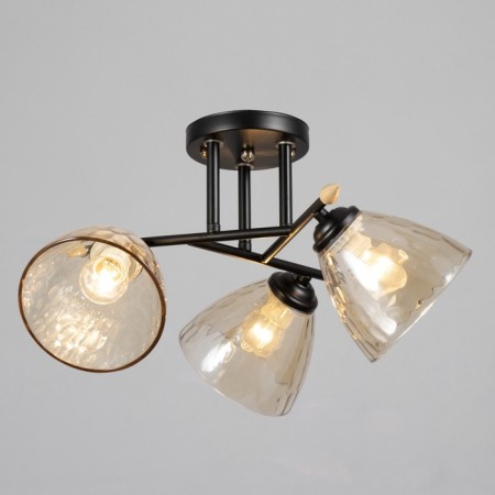 Chandelier "Charlene" 3he27 40w Black 48x48x26 cm Bayerlux-1