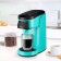Coffee machine KitFort KT-7121-2, capsule, 800 watts, 0.36 l, turquoise