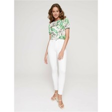 Джинсы женские с высокой посадкой Conte Elegant Skinny, размер L, цвет white