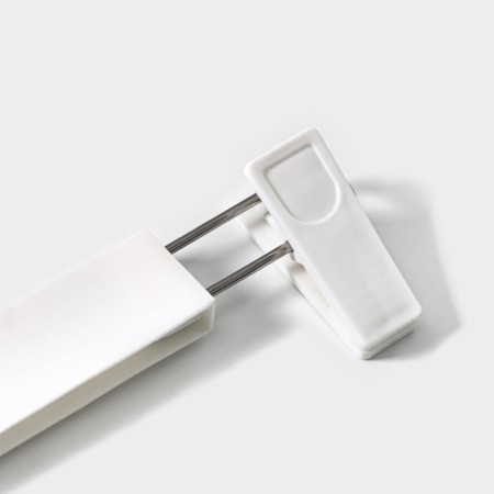 Pan for trousers and skirts with valve clamps, 31 × 16 cm, white color-2