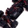 Drift radio controlled machine, drift, battery, light and smoke effects, interchangeable wheels, red color