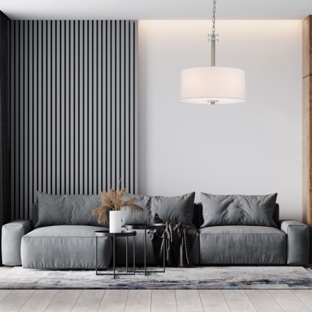 Suspended lamp 4x60W E27, size 45x45x131 cm-4