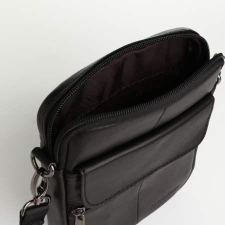 Male bag, Fidelio Largo, black color-4