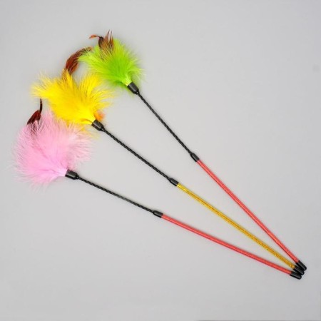 Testing "Fluff with Ears", double handle tough/flexible, 50 cm, mix of flowers-2