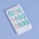 Freshness patch nails, 24 pcs, with glue plates, almond shape, blue/pink color