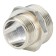 Nipple transition stout SFT-0004-001141, 1 1/4 "x1", external thread, nickel-plated brass