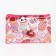 Cosmetic bag-penete on zipper, PVC, pink color