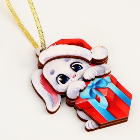 New Year's pendants on the Christmas tree "New Year!"-3