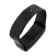 Watch of wrist, electronic "glare", silicone strap, dial 5 x 2 cm, black