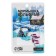 Mormyshka column purple, white strip + ball Granin silver, weight 0.35 g