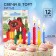 Set of candles for the Winnie-Puh cake, 12 pieces, Soyuzmultfilm