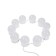 A set of LED lamps for illuminating the mirror, 10pcs, controller, from USB, 3000 - 6500k