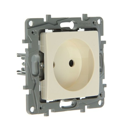 LEGRAND ETIKA 672320, 16 A, single, hidden, without salary, ivory bone