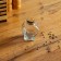 Glass jar for spices with a cork lid of the parf. Heart ", 85 ml, 6.8 × 7.5 cm