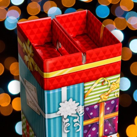 Gift box "Gifts", tower 12 x 12 x 40cm-4