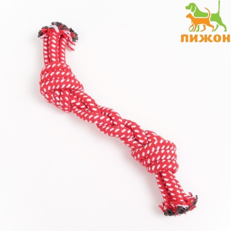 Cable toy "Trio", 40-50 g, up to 20 cm, pink