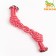 Cable toy "Trio", 40-50 g, up to 20 cm, pink