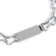 Collar - a noose with a sign for engraving, weaved, 60 cm, wire thickness 3 mm