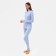 Women's thermal underwear (longshit, leggings) minku Blue color, river 52