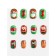 Children's false nails "New Year's gifts", 12 pcs
