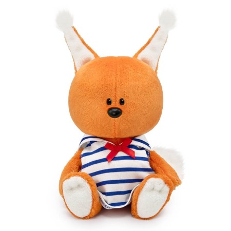 Soft toy "Squirrel Bik", in a sea dress, 15 cm