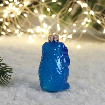Christmas tree toy "owl-nothing I see" 8 cm-1