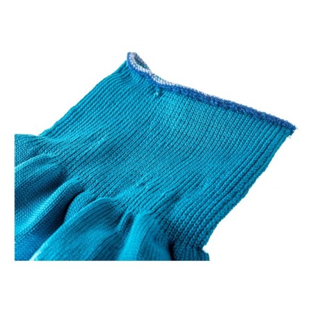 Garden, nylon gloves, knitting class 13, size 10, blue-3