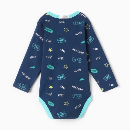 Body baby, blue color, height 74 (6-9 months)-4
