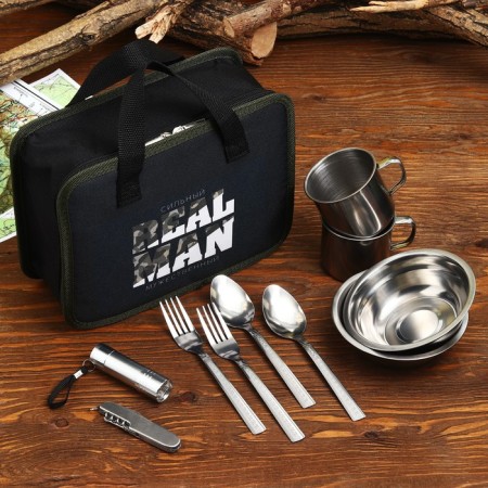 Real Man picnic set, 10 items-1