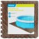 Decorative rug for pool, 50 x 50 cm, 12 pieces, 58712 Bestway