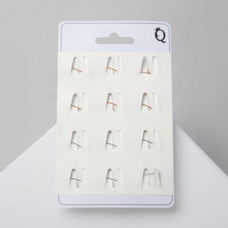 Brooch "Flower" Trilist, Mix color (indivisible FAS. 12pcs, price per pcs)-3