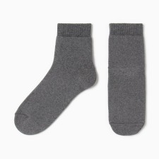 Women's terry socks minku, dark gray color, rr 36-39 (23-25 ​​cm)