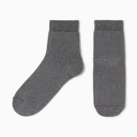 Women's terry socks minku, dark gray color, rr 36-39 (23-25 ​​cm)