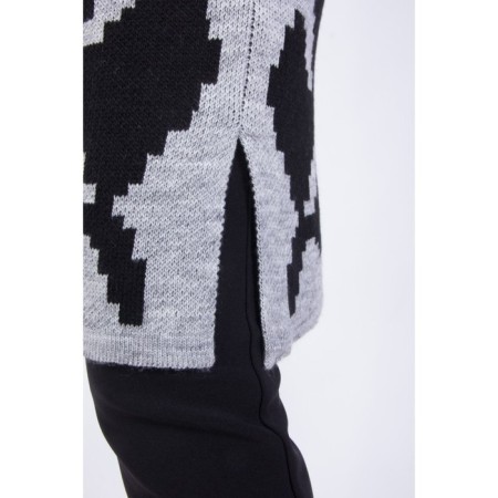 Cardigan female, size 42, gray color-5