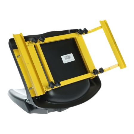 Universal seat transverse extrusion, with a plastic folding seat with a back-3