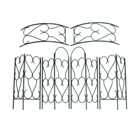 Sadovaya arch, collapsible, 230 × 125 × 36.5 cm, metal, green-7