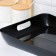 Tray with handles, 42.2 × 28.2 × 5.2 cm "Rondo", color black