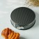 The form for baking the share "Elin. Circle ", d = 24 cm, removable bottom, anti -stick coating, black color