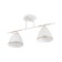 Causte "Donna" 2he27 40W white-gold 48x26 cm