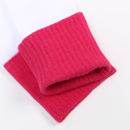 Women's socks minku white color/fuchsia, rr 36-39 (23-25 ​​cm)-2