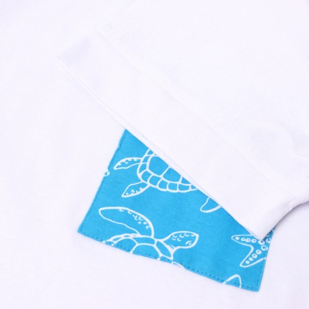Female home (T -shirt, shorts) "Turtles", white/blue color, size 50-2