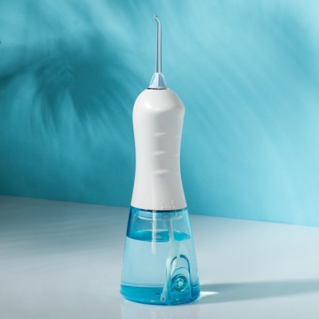 Irrigator for the oral cavity Luazon LIR-03, portable, 300 ml, 4 modes, 2 nozzles, from USB-2
