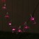Garland “era” “thread” 3.8 m with nozzles “hummingbird”, IP44, dark thread, 10 LED, glow of multi, 1 mode, solar battery